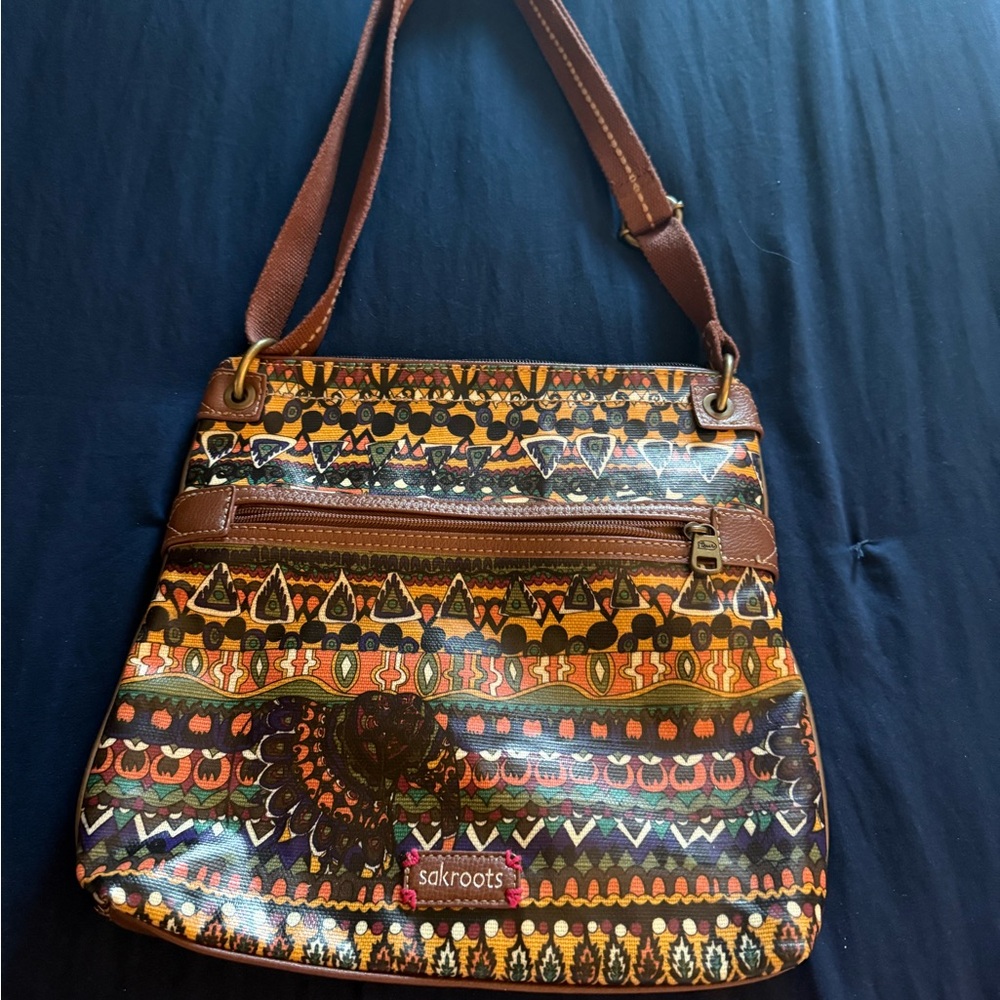 Sakroots Colorful Patterned Crossbody Bag